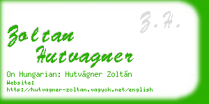 zoltan hutvagner business card