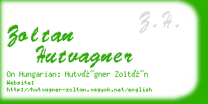 zoltan hutvagner business card